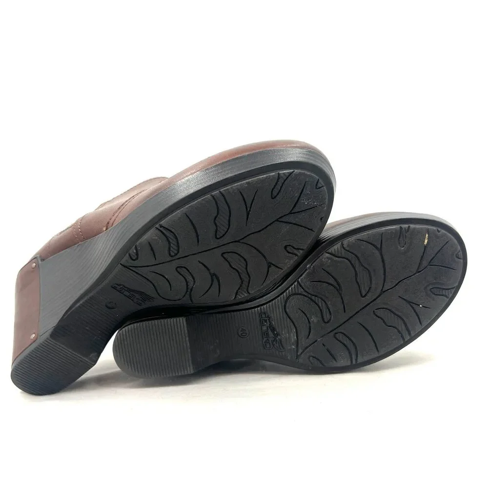 Dansko brown leather